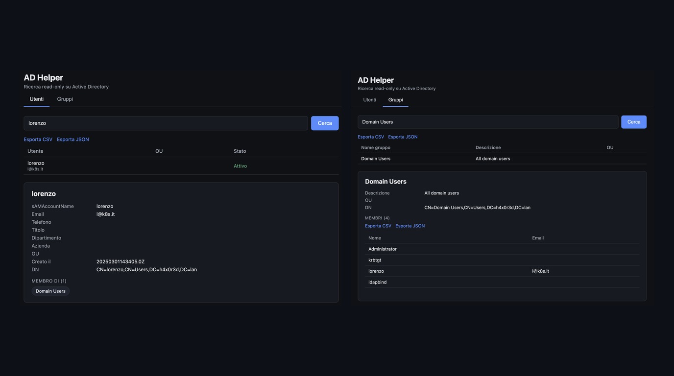 How I wrapped the ldapsearch every domain user can already run into a small read-only web UI, to check Active Directory group members without tickets. /images/ad-helper-who-is-in-this-group-without-opening-a-ticket/featured.jpg